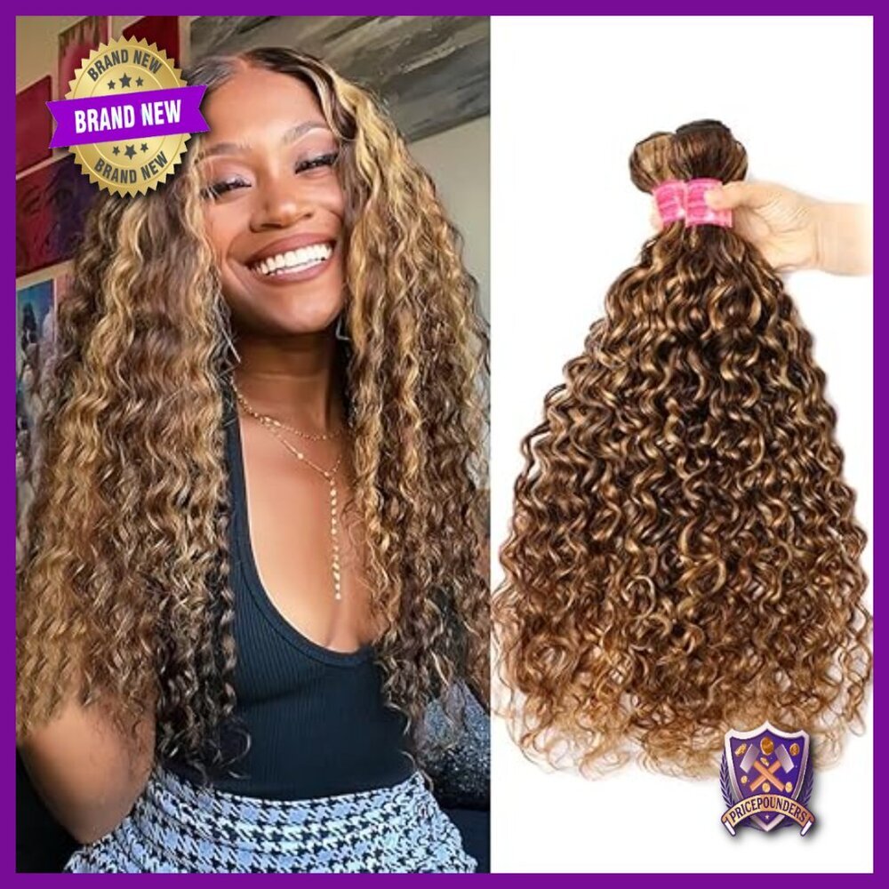 Water Wave Human Hair Extensions 14-18 Inches Brazilian Virgin Quick Weave
